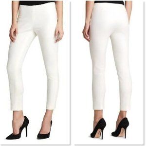 Vince Camuto White Cropped Slim Ankle Pants